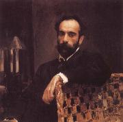 Valentin Serov Portrait of the Artist Isaac Levitan Spain oil painting artist